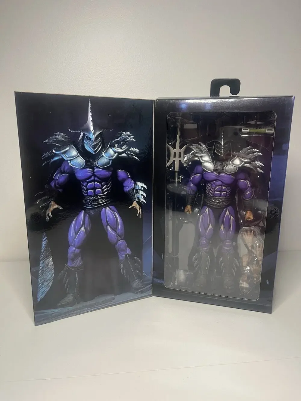 NECA Teenage Mutant Ninja Turtles II Secret of the Ooze SUPER SHREDDER NIB Open
